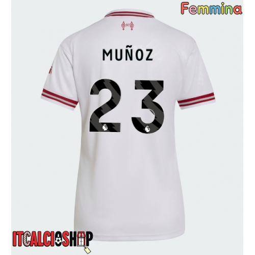 Liverpool Victor Munoz #23 Seconda Maglia Femmina 2026-27 Manica Corta